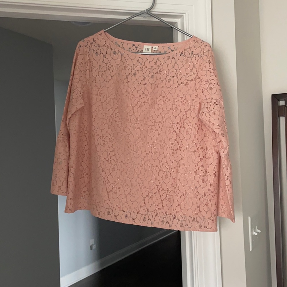 Pink lace shirt